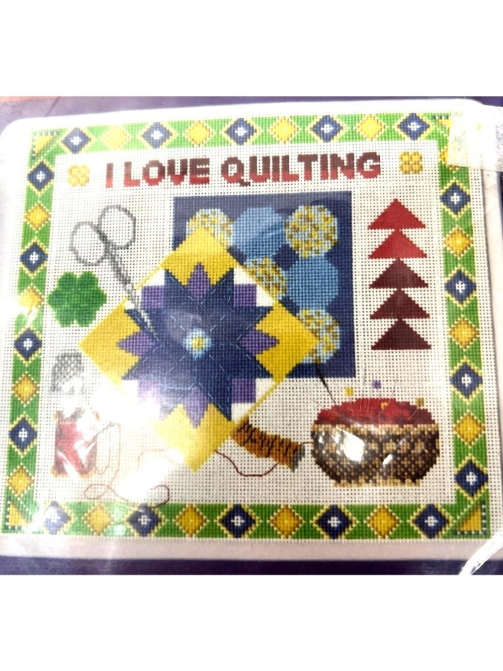 "I Love Quilting" Mousepad Kit With Vitrif-Weave For DIY Craft Enthusiasts